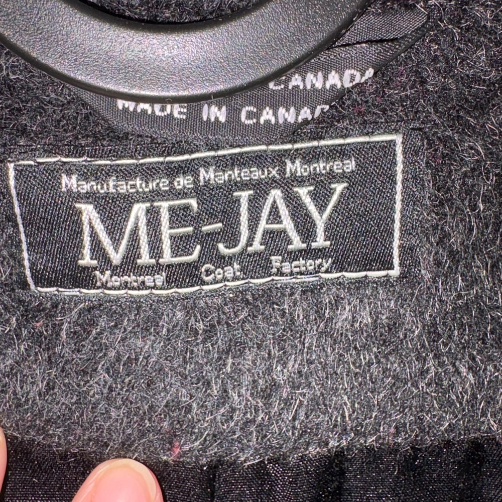 Women's Gray Coat Alpaca Wool - Picture 5 of 7